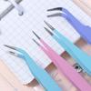 Tool Journal Accessorise Picking Tool Stainless Steel Nail Tweezers Tweezers Nipper Macaron Color