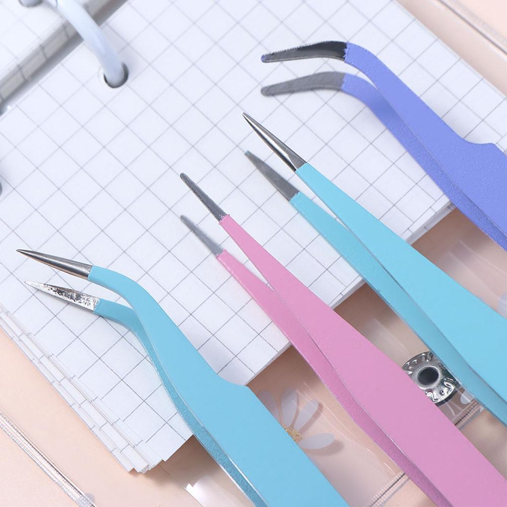 Tool Journal Accessorise Picking Tool Stainless Steel Nail Tweezers Tweezers Nipper Macaron Color