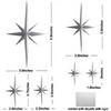 3D Star Wall Art Modern Home Decor Dust-Resistant Design
