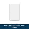 Zemismart Matter WiFi 1 2 3 4 6 Gangs Interruptor de luz de parede inteligente Neutro necessário com botão grande SmartThings App Homekit Control