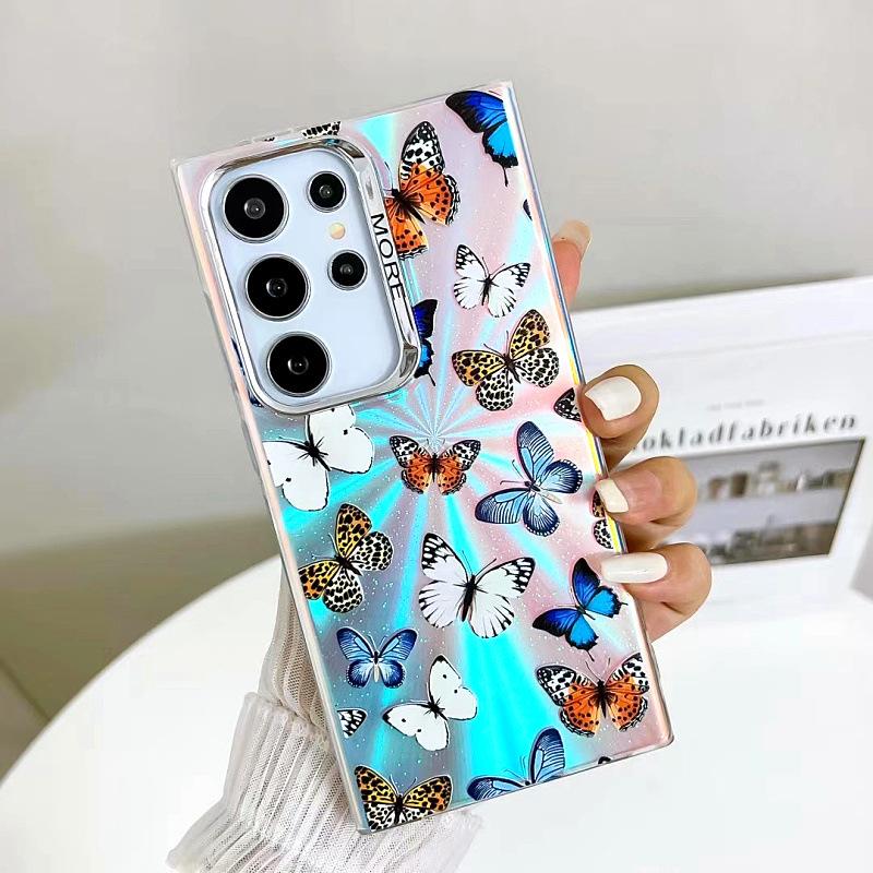 Geeignet für Samsung S24ultra Handyhülle Imd Bunt S25plus Galvanisiert Laser A55 5G Schutzhülle