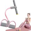 Rubber Yoga Pedal Puller 4-Tube Elastic Pull Rope Fitness Equipment Resistance Band  Waist