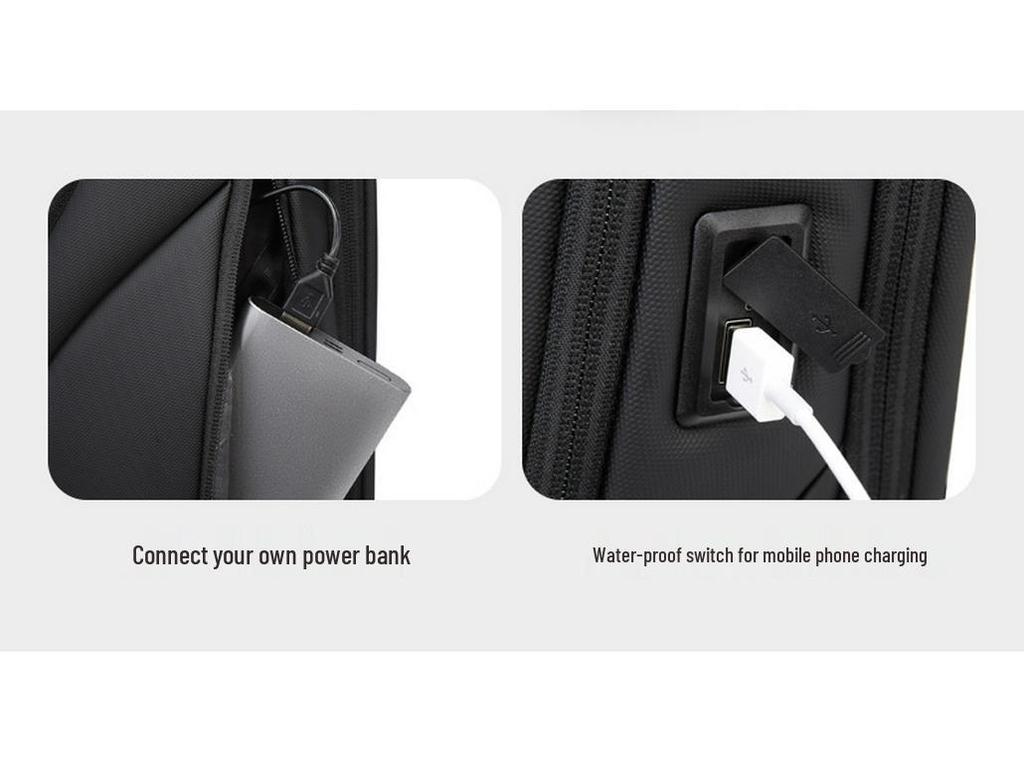 BANGE Men's Large Capacity Korean Business Travel Backpack