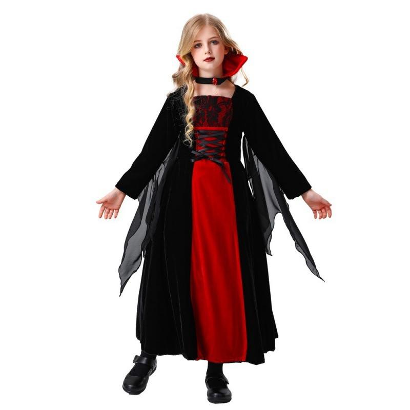 Halloween Children's Costumes Girls Skirts Horror Vampire Costumes Stage Costumes