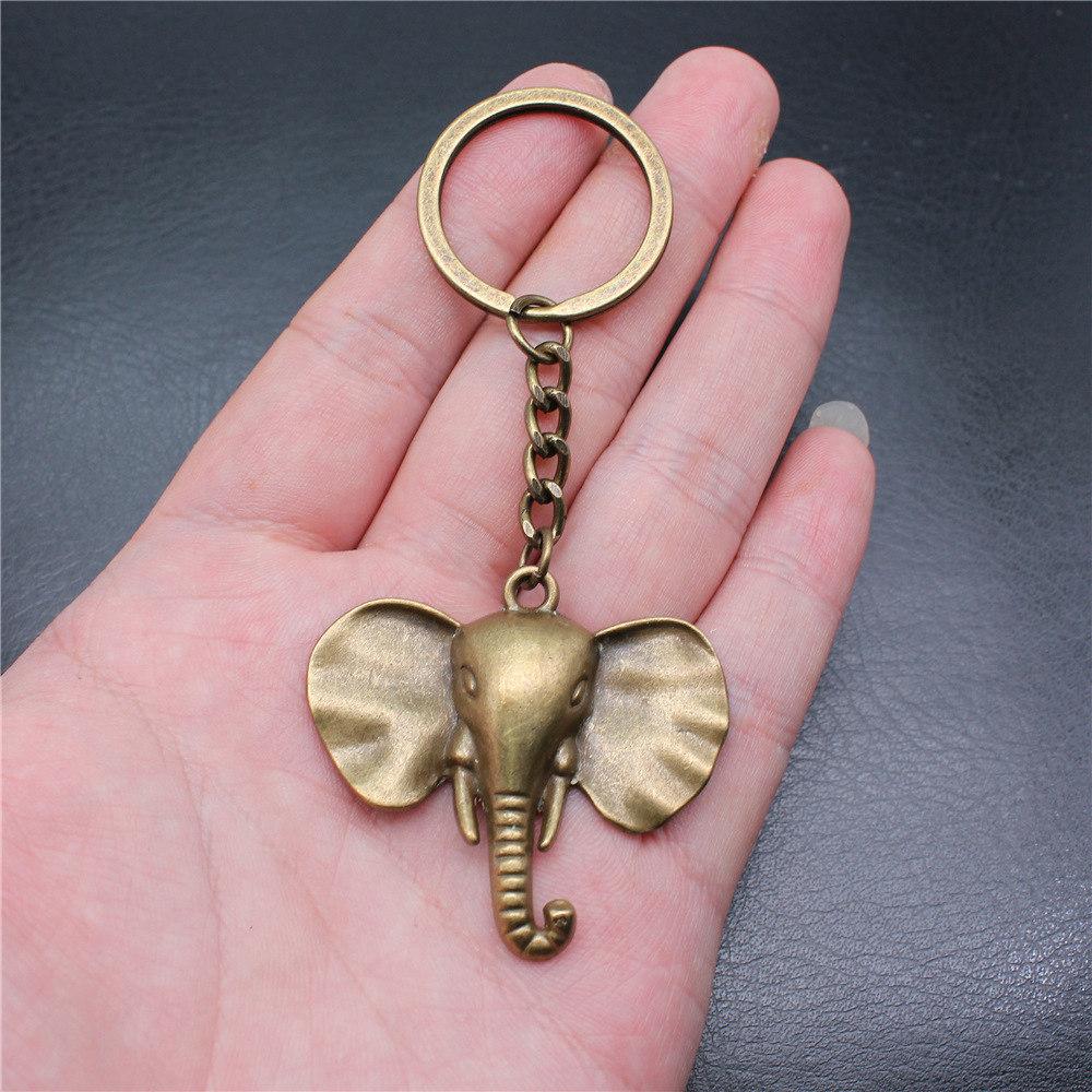Big Elephant Animal Keychain for Women Best Seller Sweet Christmas Gift Streetwear Car Key Ring