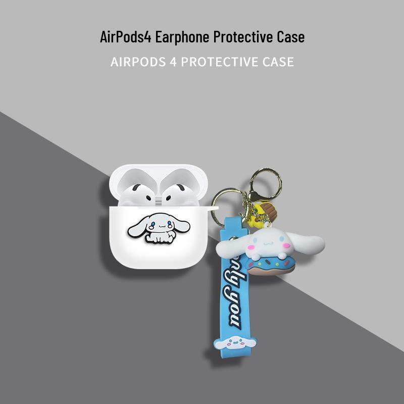 Compatible Soft Protective Case for AirPods Pro 2, AirPods 4, and AirPods 3 Earphones