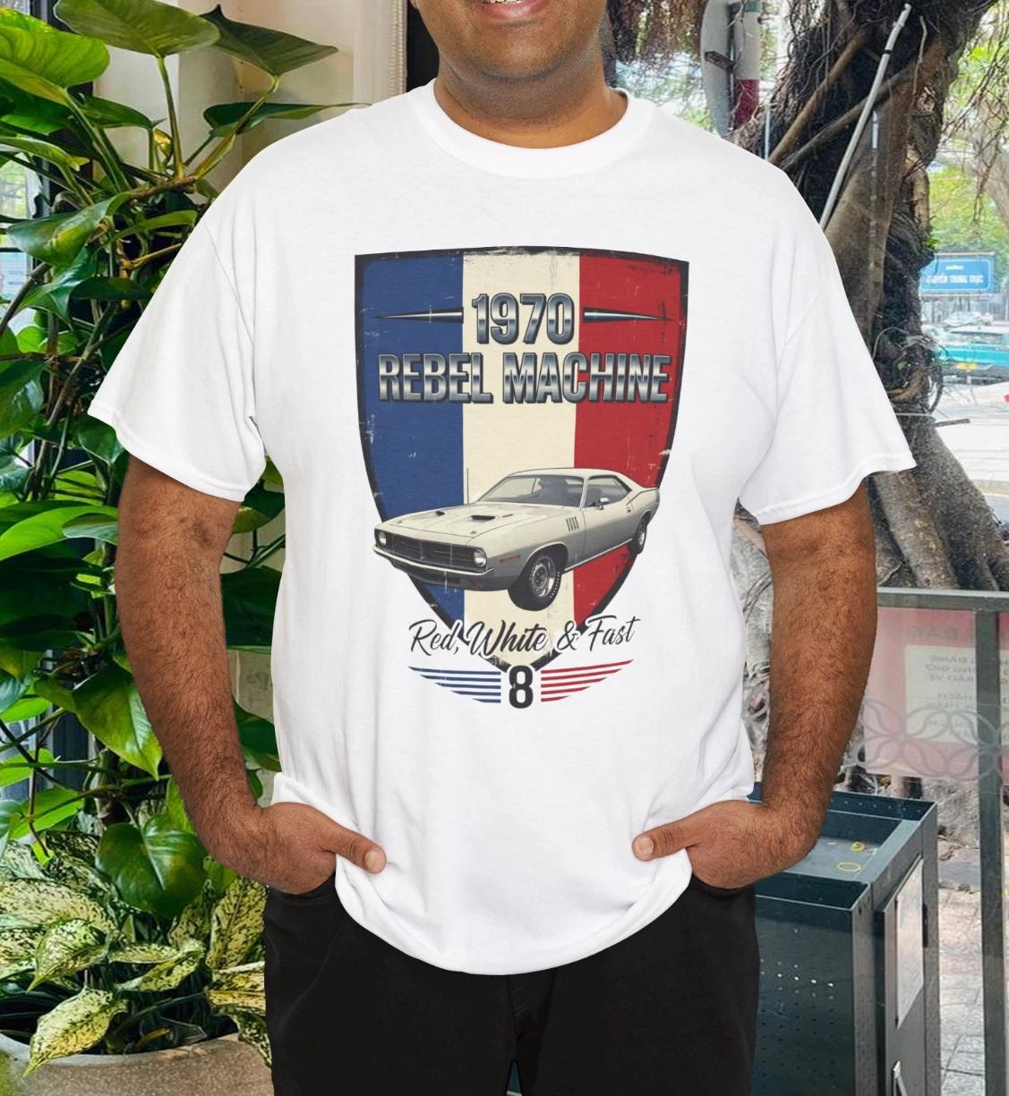 Men s and Women s T-shirts 1970 AMC Rebel The Machine T-Shirt M