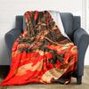 1pc Mythical Creature Illustration Blanket Warm, Cozy, And Soft, Suitable for Sofas, Beds, Cars, And Office Use.Perfect for Camping And Travel, Making