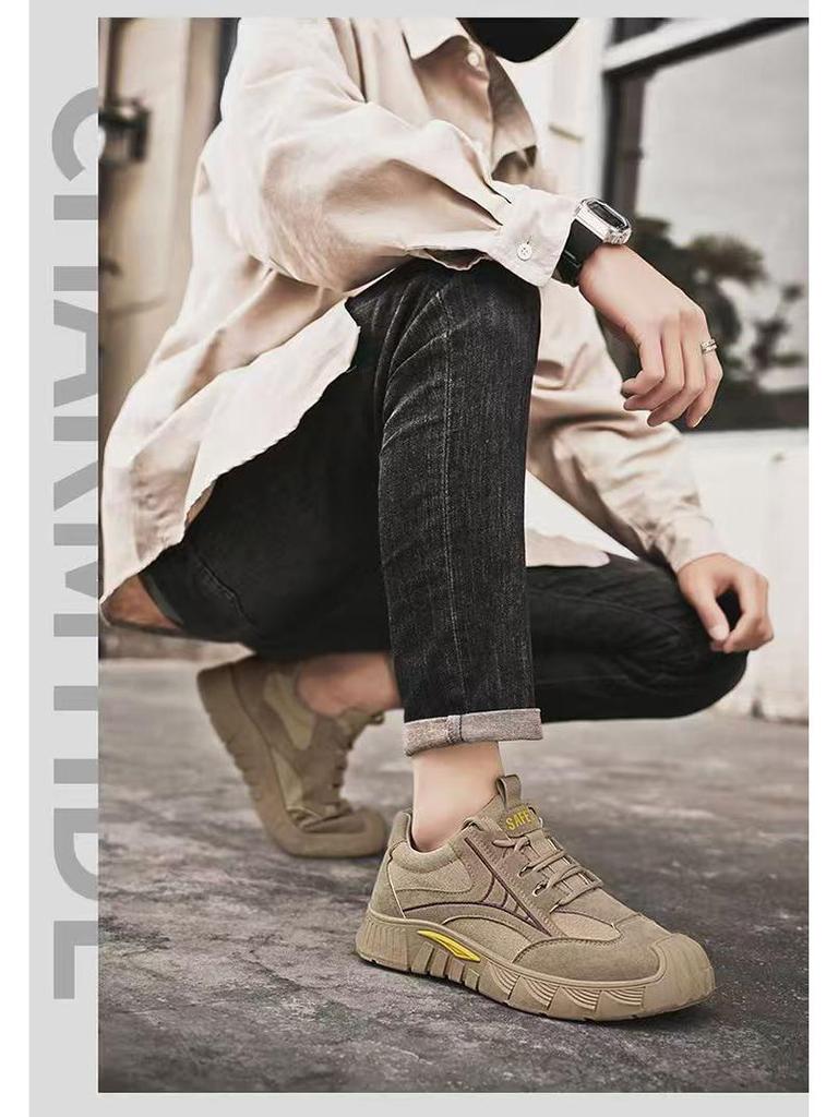 Herren Atmungsaktive Freizeit- & Arbeitsschuhe - Bequeme Weiche Sohle, Vielseitige Board-Schuhe für Herbst/Winter