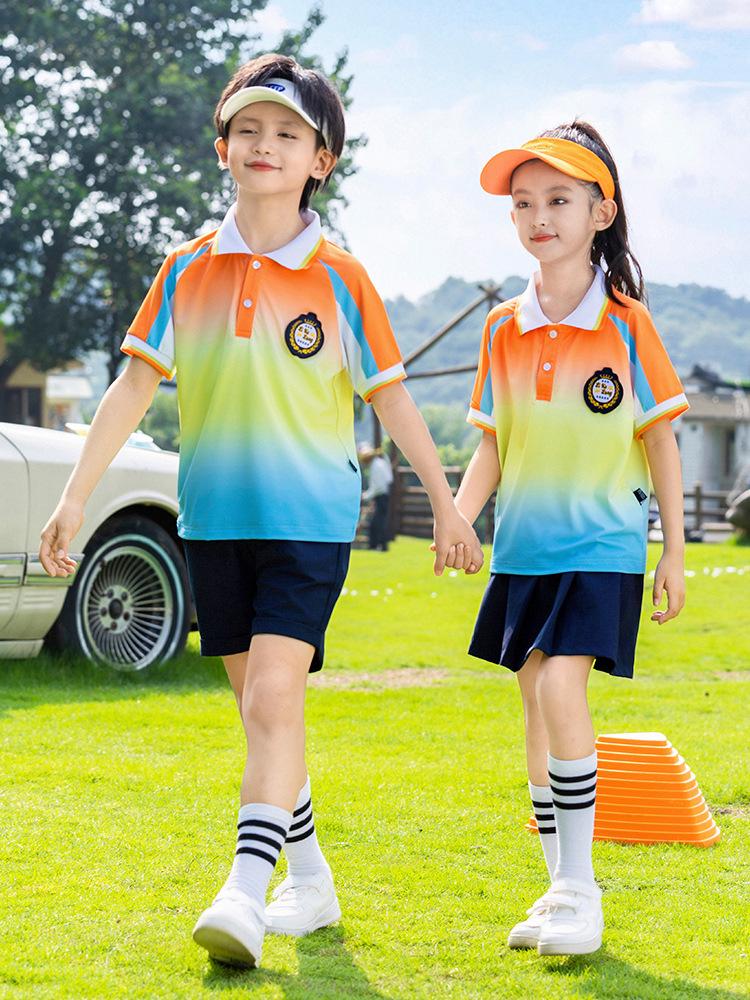 Conjunto de Uniforme Escolar e Esportivo Infantil Três Peças Estilo College