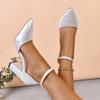 Fashion 2025 New Women Sandals Luxury Outdoor Shoes Platform Pointed Toe Shoes Women Elegant French Style Women High Heels Sandals