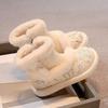 Girls Winter Ancient Style Fleece Ankle Boots Student Kids Shoes