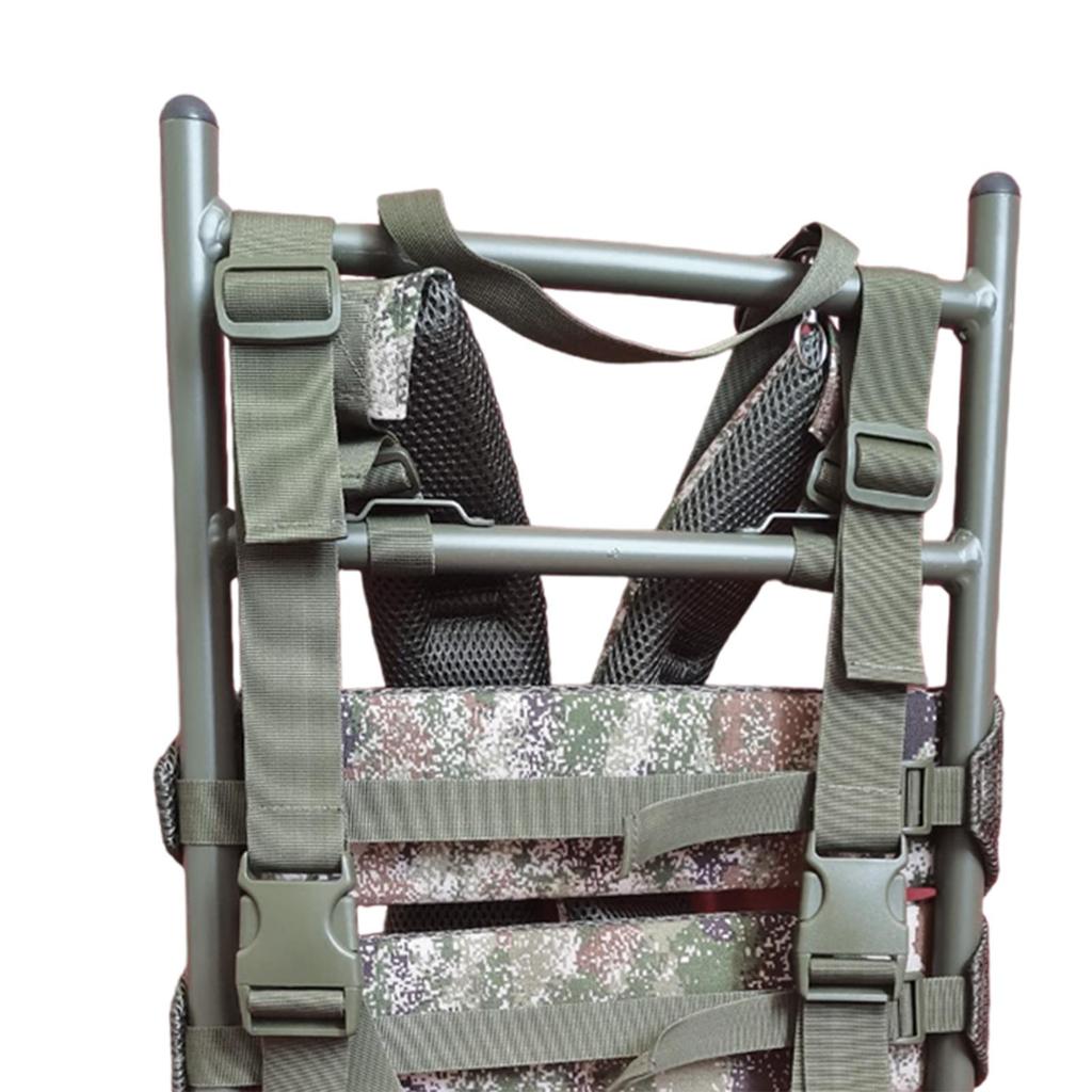 Heavy Duty Backpack Frame with Adjustable Shoulder Straps Holder Rucksack for