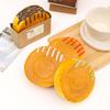 PU Jam Wood Ring Croissant Bread Model - Food Decoration Prop for Dessert Displays