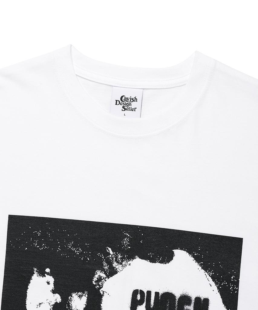 CAVISH Punch Ss Tee White(Cv2Fmut504A)
