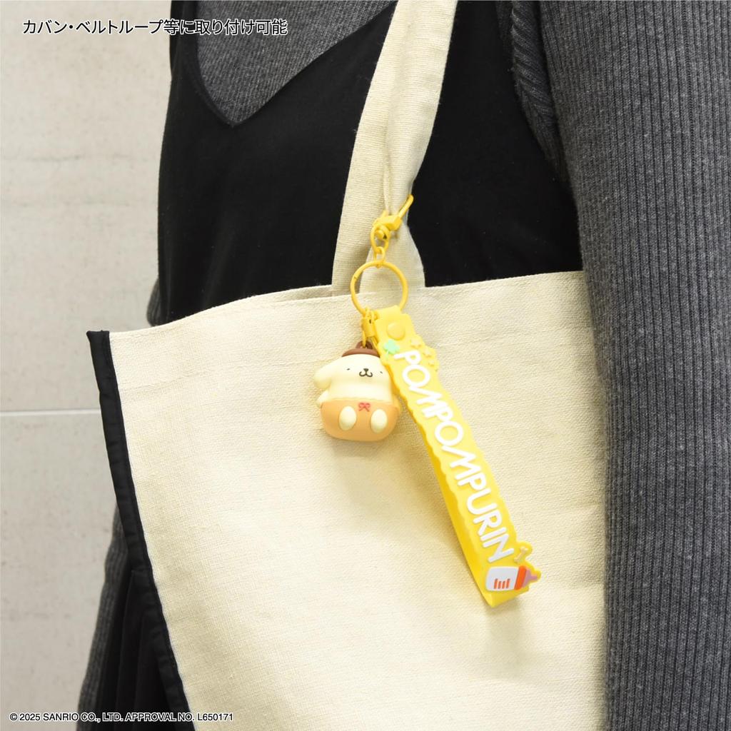 Gourmandise Sanrio Characters 3D Mascot Hand Strap Pompompurin - SANG-430PN