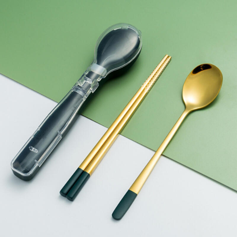 

Joy Kitchen Portable Gold Spoon Set (3 colors) 1324656_Black