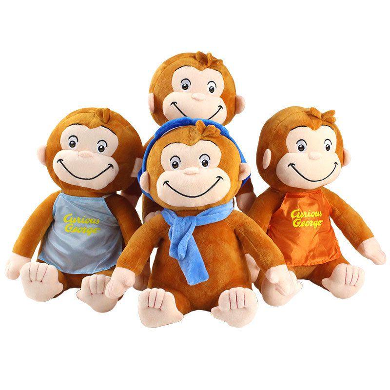 Adorable Curious George Plush Toy For Kids Soft And Cuddly Stuffed Animal Doll