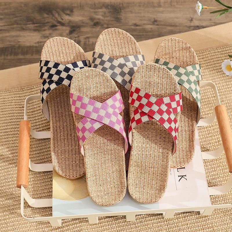 Fashion Summer Linen Slippers for Women
