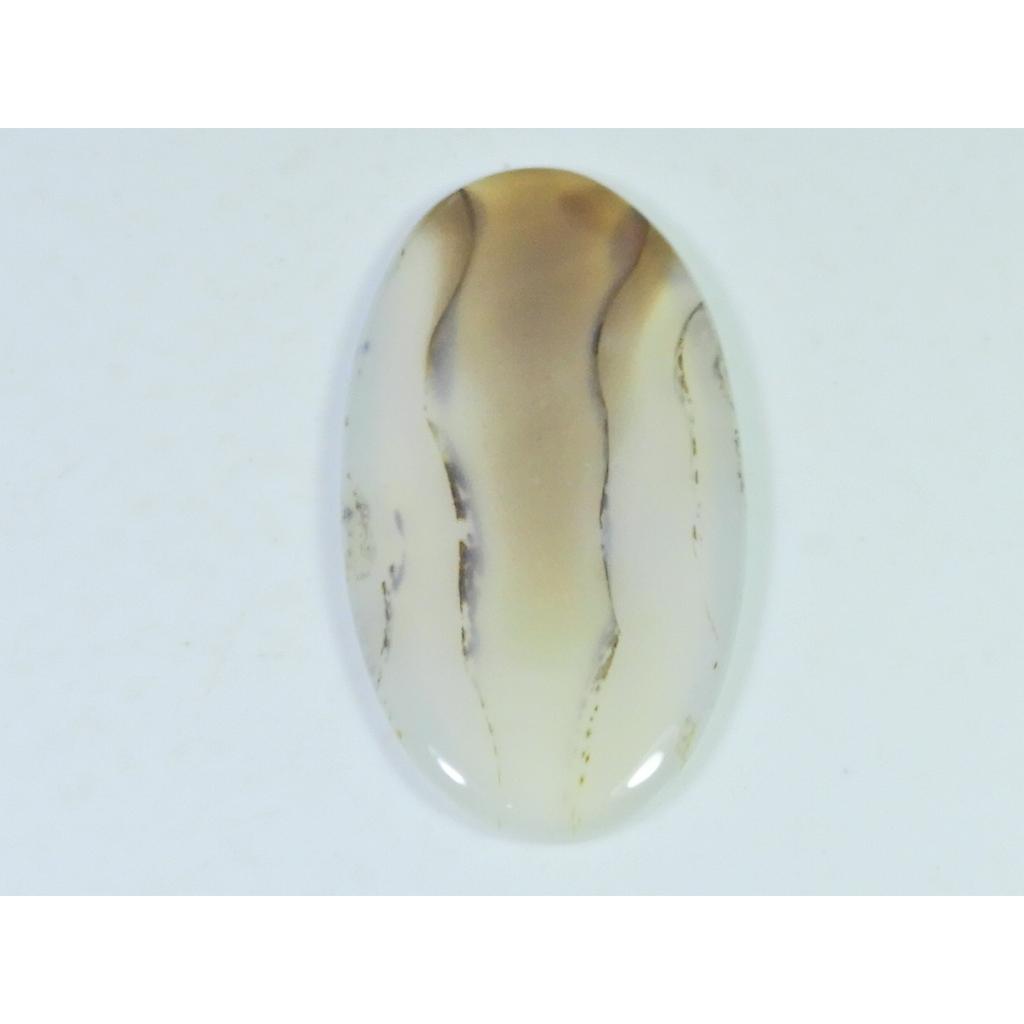 30X58X04MM Natural Montana Agate Oval Shape Cabochon Loose Gemstone 72Cts. B-293