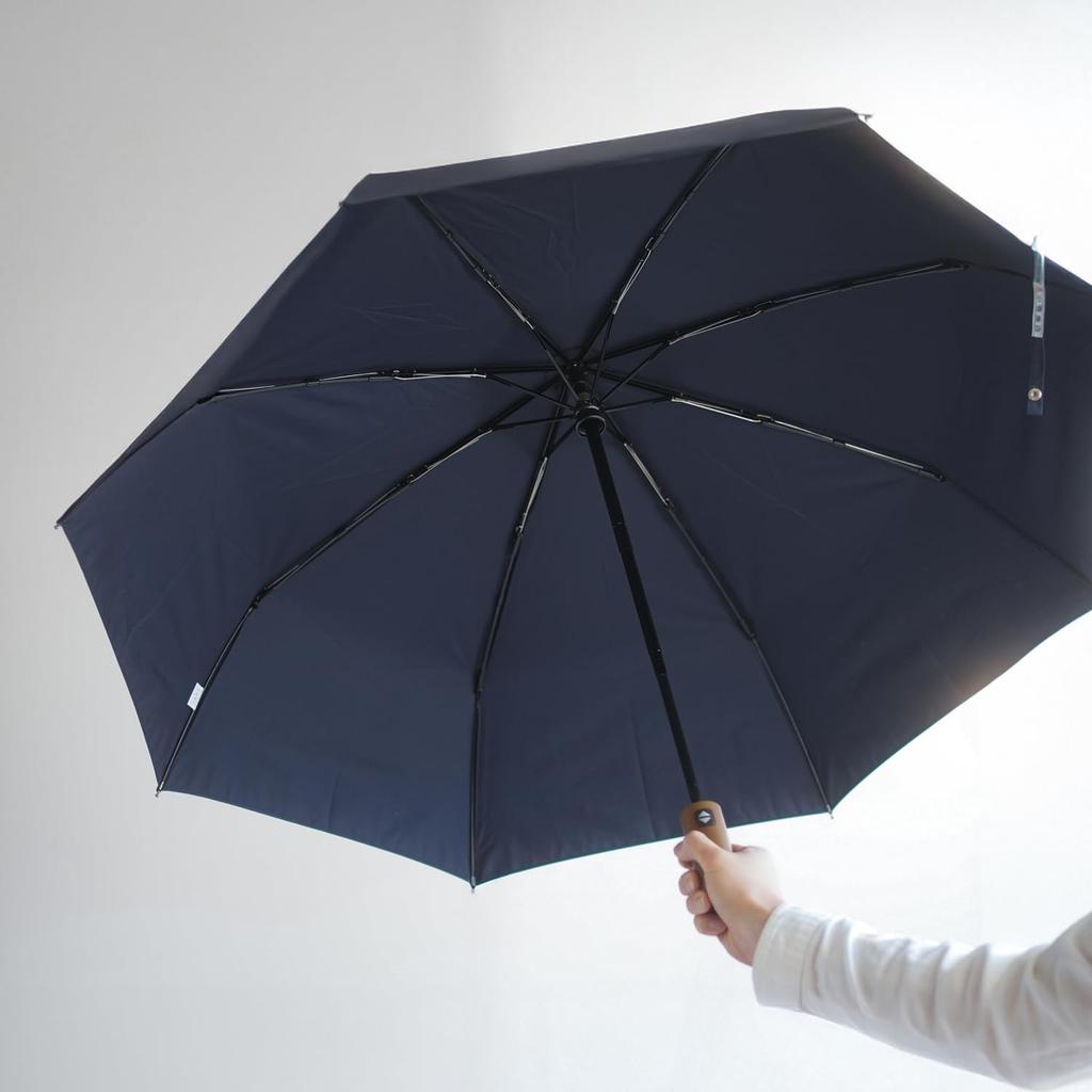 Komiya Shoten Miratore 60cm Large Folding Made in Durable Highly UV Safety Automatic Opening Closing Umbrella, Japan, Men's & Women's, One-Touch