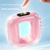 Portable Fascia Ring Massager 5 Intensity Levels USB Rechargeable Slimming Fitness Equipment Muscle Relaxation Vibration Device