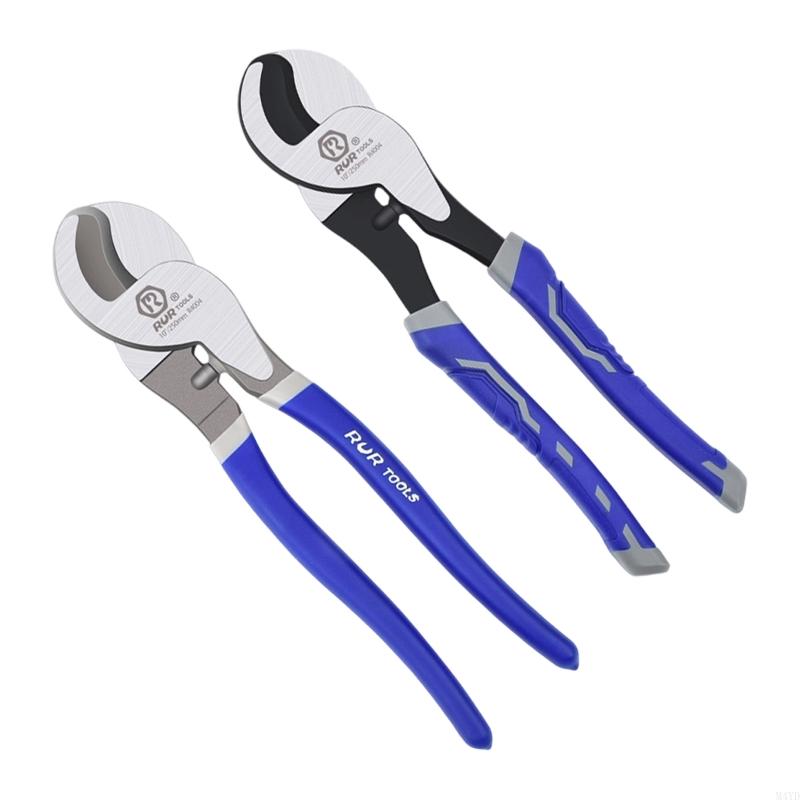 Professional 10inch Wire Rope Cutter With Ergonomic Grip Multifunction Pliers For Electricians And Construction Workers M4YD