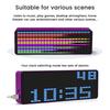 Music Spectrum Display 384 RGB LEDs 20 Dynamic Effects 7 Color Effects Music Spectrum Analyzer Indicator 5V Spectrum Analyzers