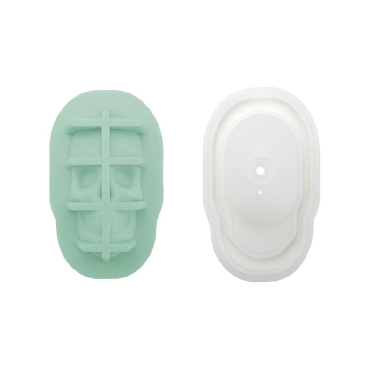 Innovative 3D Schädelkopf Form Eiswürfelform Lebensmittelqualität Silikonform für Einzigartige Getränkepräsentation Küchenwerkzeug