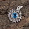 Swiss Blue Topaz jewelry Gemstone Pendant, 925 Solid Sterling Silver Pendant Jewelry Handmade Pendant, Silver Jewelry For Gift