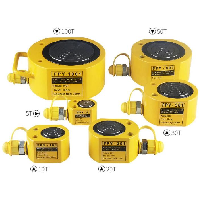 5T(7MM) Ultrathin, Hydraulic Lifting Jack Split Type, Industrial Grade Jack Lifter Tool Equipment