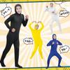 Full Body Suit Cosplay Costume with Open Adult Costume for Women and Plus Halloween Party [HarnyLoom] Face, Stretchy, Breathable, Soft, Men, Sizes,