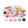 50 Pieces Acrylic Resin Rhinestone Clear Colorful Buttons Sewing Supplies