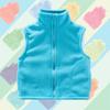 Children's Solid-color Vests Thickened Cardigan Jackets For Girls And Boys