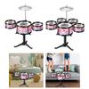 Kids Children Drum Set Music Toy Kids Jazz Drum Kits Music Enlightenment for Ages 2 3 5 6 Years Old Parties Stage Performance