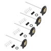 4 Set Carb Accelerator Pump Diaphragm 16021?393?004 for XL250R CB450SC Nighthawk CM450E