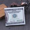 Herren Personalisierte US-Dollar-Schein Muster Doppelt Gefaltete Retro Geldbörse Mit Kreativem Stil Mehrere Kartenfächer Doppelt Gefaltete Klassische Kurze Geldbörse