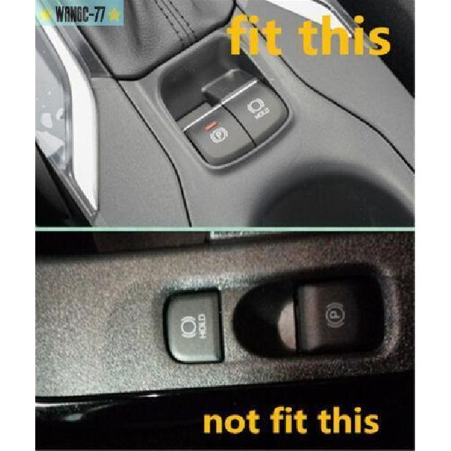 2PCS Blue Gear Function Button Frame Trim Accessory For Toyota Corolla -