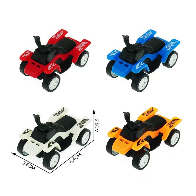 Children s Pull-back Cartoon Beach Motorcycle Toy Pull-back