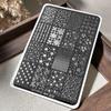 Star Moon Nail Stamping Plates Rectangle Shape Silicone Stamp Printing Template  Manicure Tools