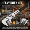 F Wrench with Durable Carbon Steel Industrial Grade Large Opening Pipe Adjustable Tool for Different Shapes of Screw