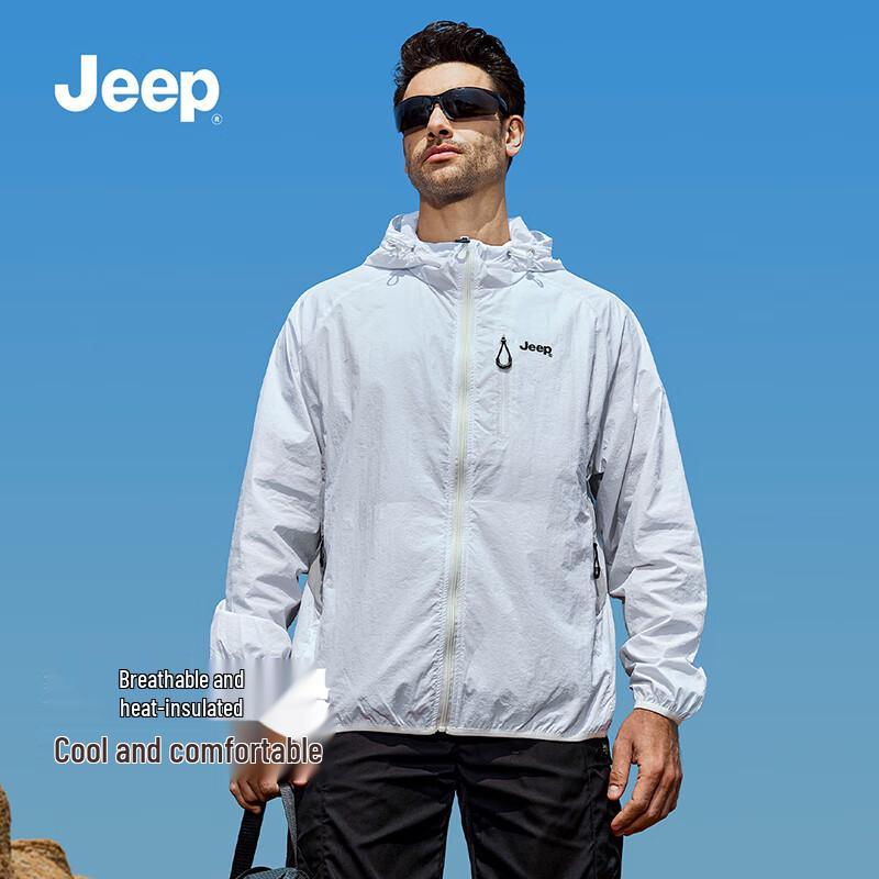 Jeep Unisex Ice Silk UV Protection Hooded Jacket