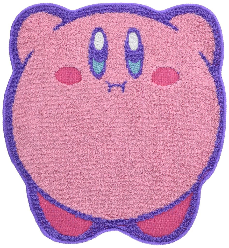 Marushin Kirby Mini Hand Character Perfect Gift for Puffy Kirby 4585003600 Towel, Towel, Cotton, Absorbent, Birthdays, Die-Cut,