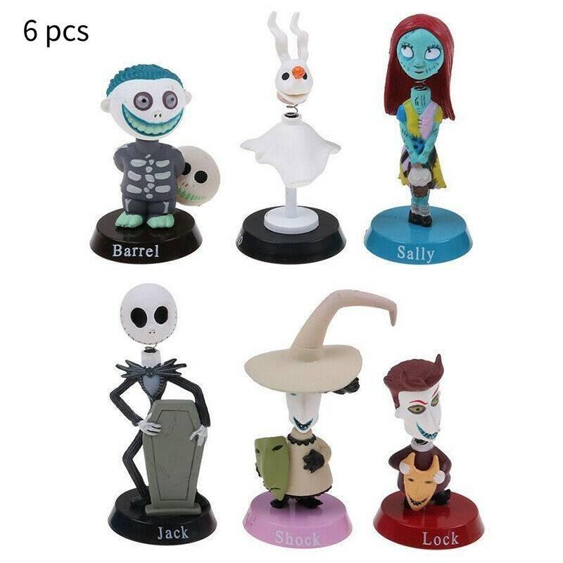 

Before The Nightmare Christmas Figurines Set Abs Plastic Toy 6pcs Collectibles