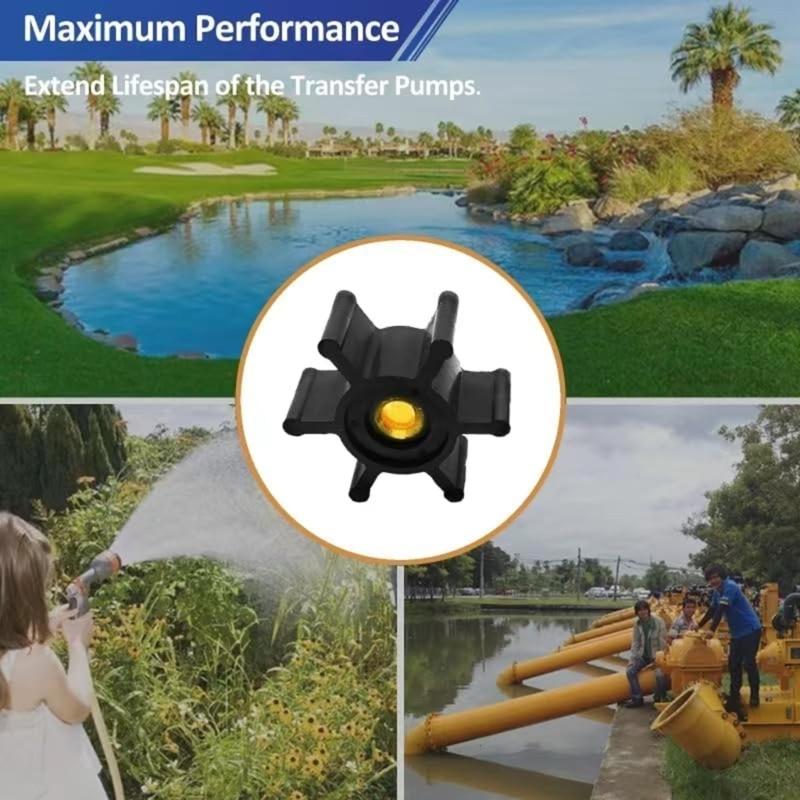 Good Quality Water Pump Impeller with O Rings and Lubricants for Water Pump Maintenance Anti Corrosion Materials