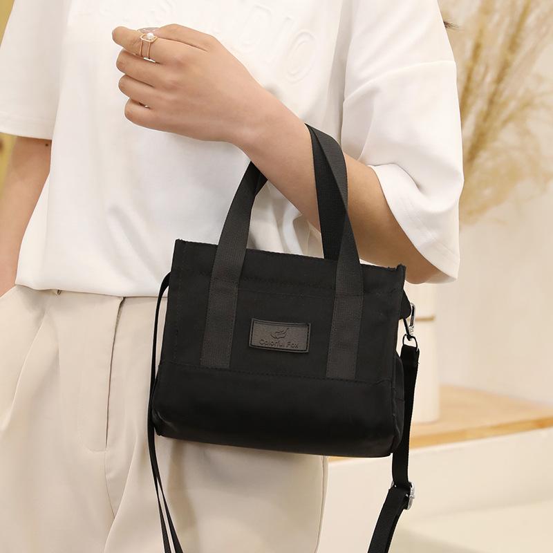 Waterproof nylon women's bag shopping portable versatile shoulder bag fashionable simple personalized messenger bag