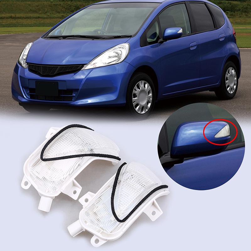 Adequado para Honda Jazz 2009-2013 Espelho Dianteiro Indicador de Seta Luzes LED Lâmpada