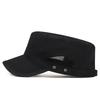 Polyester Sun Hat Breathable Summer Visor Hat New Flat Peaked Cap  Men
