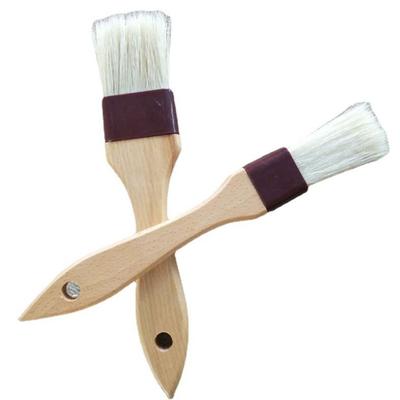 Beech Wood Handle Natural Bristle Brush For Baking BBQ Oil Application Cake Decorating Kitchen Tools