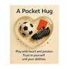 Portable Sports Theme Acrylic Pocket Hug Card Handmade Gift Perfect for Parties and Daily Surprises